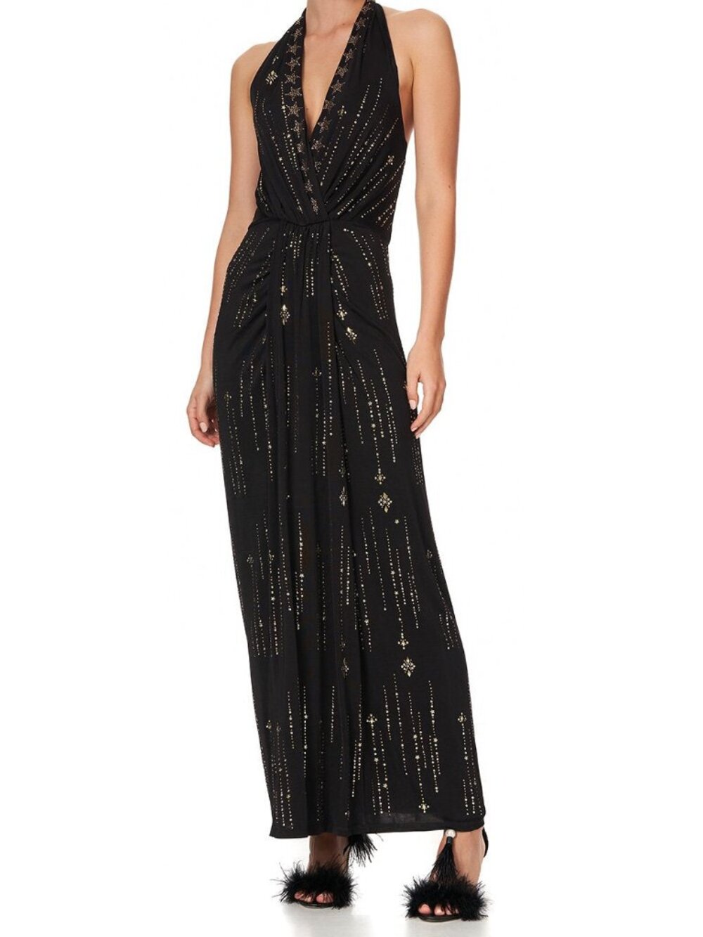 NEW Camilla Lady Stardust jersey halter dress XS $649